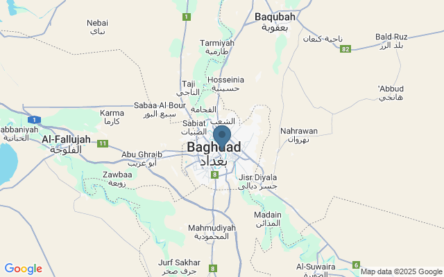 Kaart met locatie De Souq el Gomá